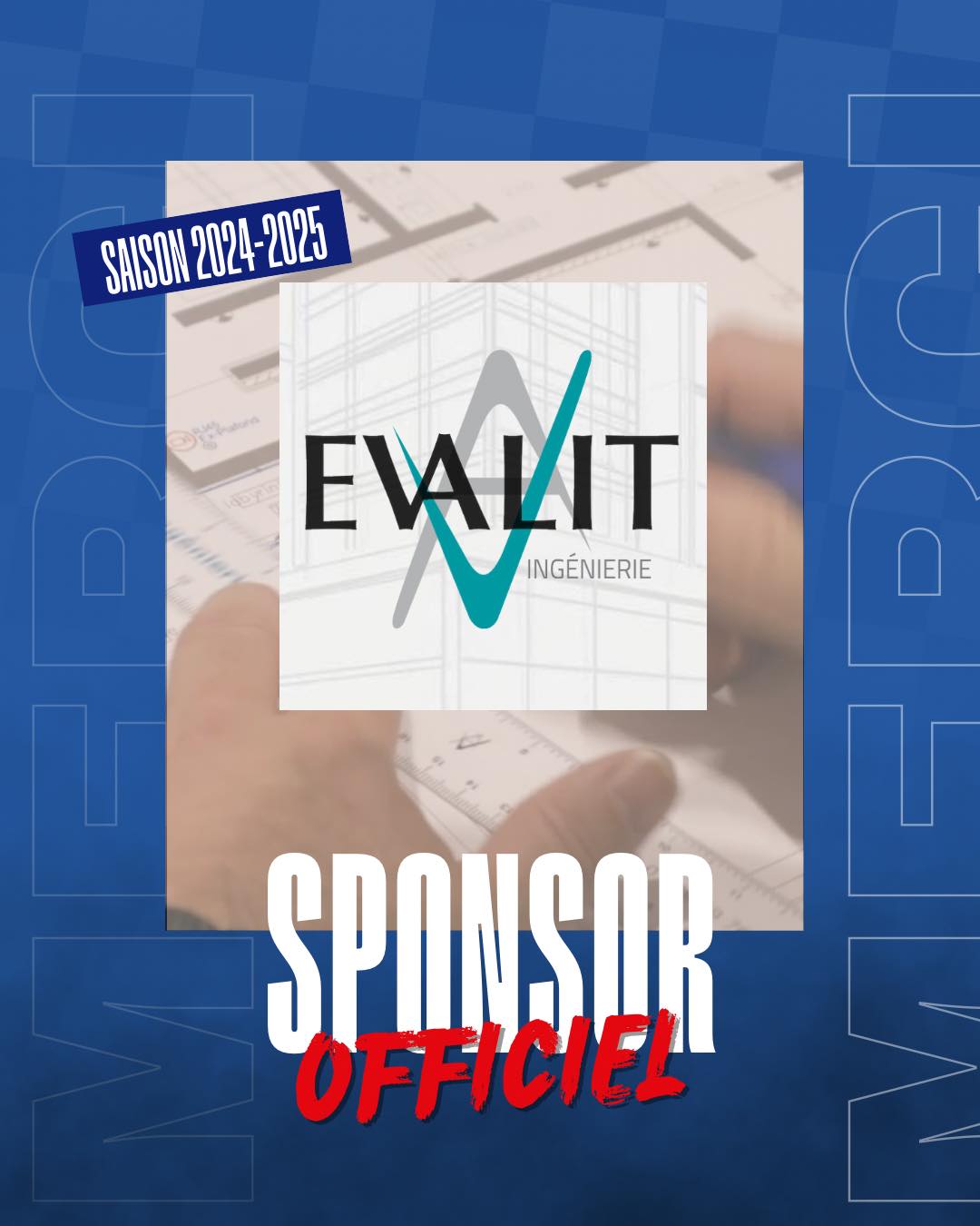 Partenaire en lumière : Evalit Ingénierie
Un immense merci à Evalit Ingénierie pour leur soutien et leur engagement à nos côtés cette saison ! 🙌
Bureau d’études techniques, spécialisé en électricité, courants faibles et courants forts, videoprotection et vidéosurveillance mais aussi dans le photovoltaïque, Evalit Ingénierie assure la maîtrise d’oeuvre, l’assistance à maîtrise d’ouvrage, des diagnostics et audits ainsi que la coordination SSI.
Sur le terrain ou dans vos projets, technique et engagement sont indispensables!
Seul on va plus vite, ensemble on va plus loin 💪🔵
📍 Plus d’infos 👉 evalit.fr