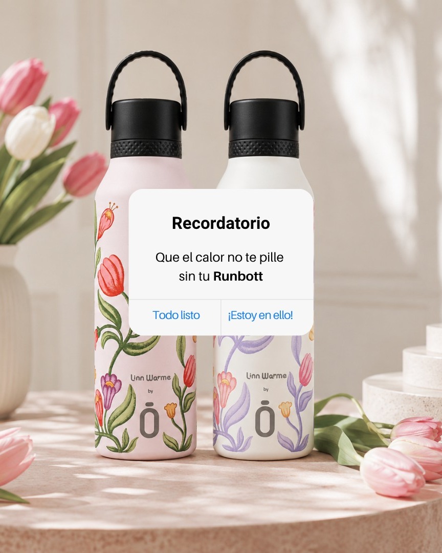Runbott quiere compartir algo contigo… 📲✨
Dos diseños delicados, infinitas aventuras y un único recordatorio: que el calor no te pille sin la tuya. 🌷💧
Las nuevas botellas diseñadas por @linn_warme combinan el arte de las ilustraciones florales con el mejor aislamiento térmico para acompañarte en tus paseos en bici, tus escapadas y tu día a día. 🚲🌸
By: @linn_warme
.
Runbott wants to share something with you… 📲✨
Two delicate designs, endless adventures, and one simple reminder: don't let the heat catch you without yours. 🌷💧
Featuring stunning floral illustrations by @linn_warme, these bottles combine art with top thermal insulation to keep you hydrated on bike rides, weekend getaways, and everywhere in between. 🚲🌸
By: @linn_warme
🛒🛍️ Link en la Bio
#AkeitaSoul #Runbott #LinnWarme #RunbottLifestyle #BotellasTermicas #DiseñoExclusivo #HidratacionSaludable #EstiloDeVidaSostenible #PaseosEnBici #Tulipanes #AccesoriosConEstilo