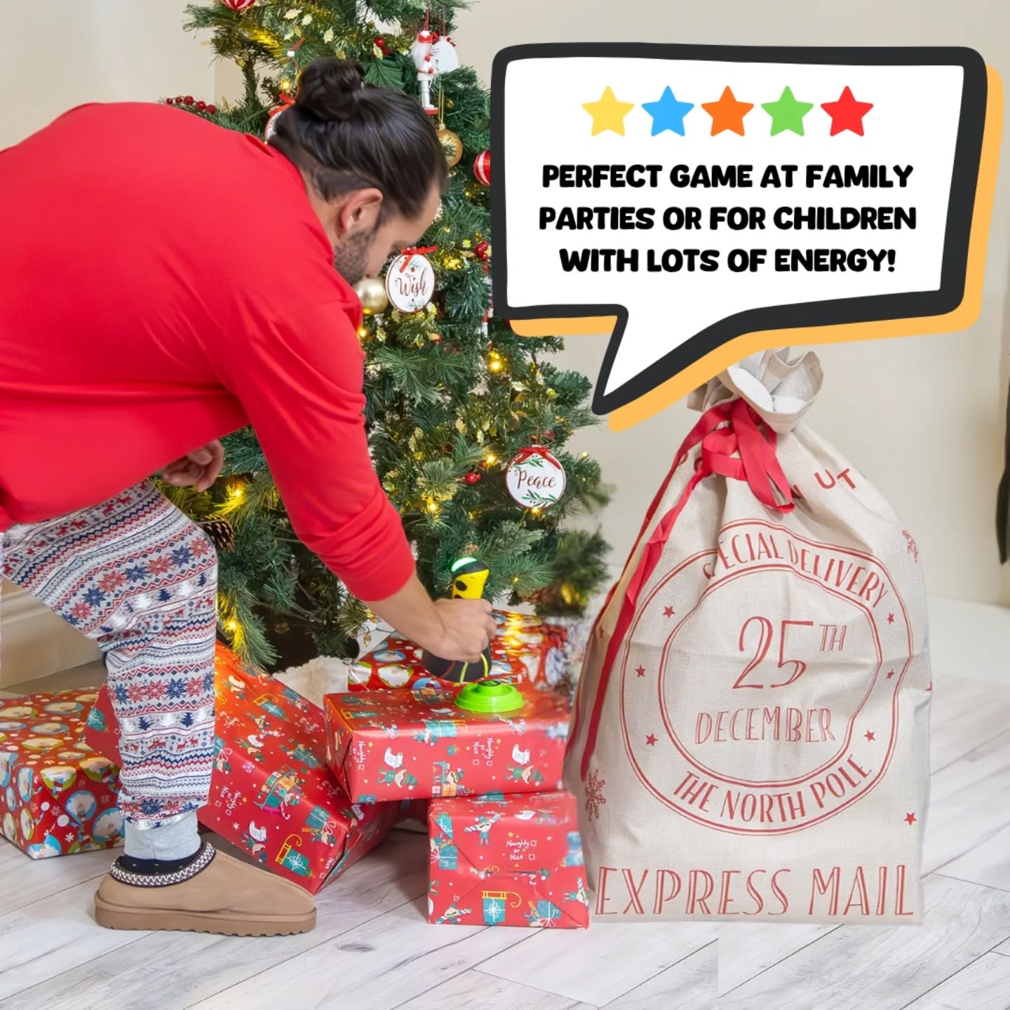 Let me tell you a secret...
Hyper Dash really is the BEST game to play on Christmas day?
Will you be unwrapping yours this year? ✨
#hyperdash #bearfacedgames #christmasgame