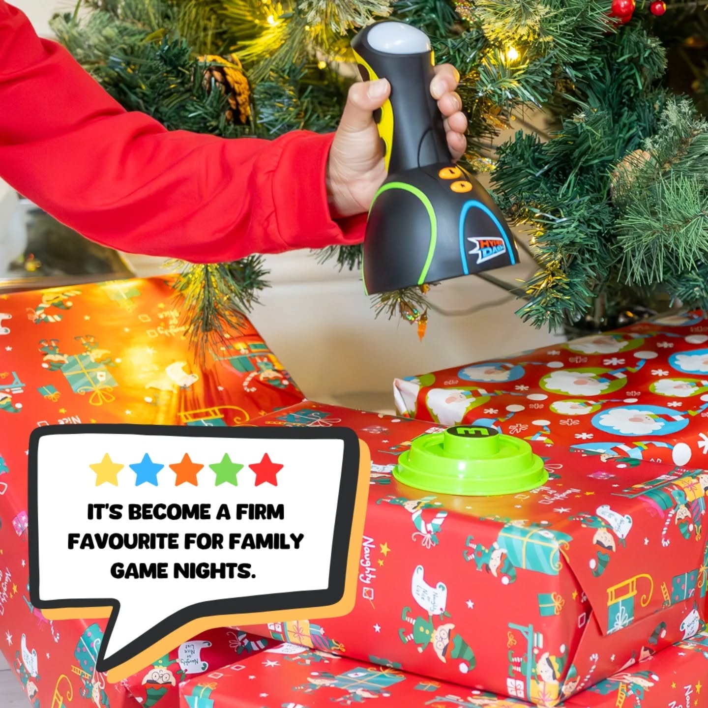 Let me tell you a secret...
Hyper Dash really is the BEST game to play on Christmas day?
Will you be unwrapping yours this year? ✨
#hyperdash #bearfacedgames #christmasgame