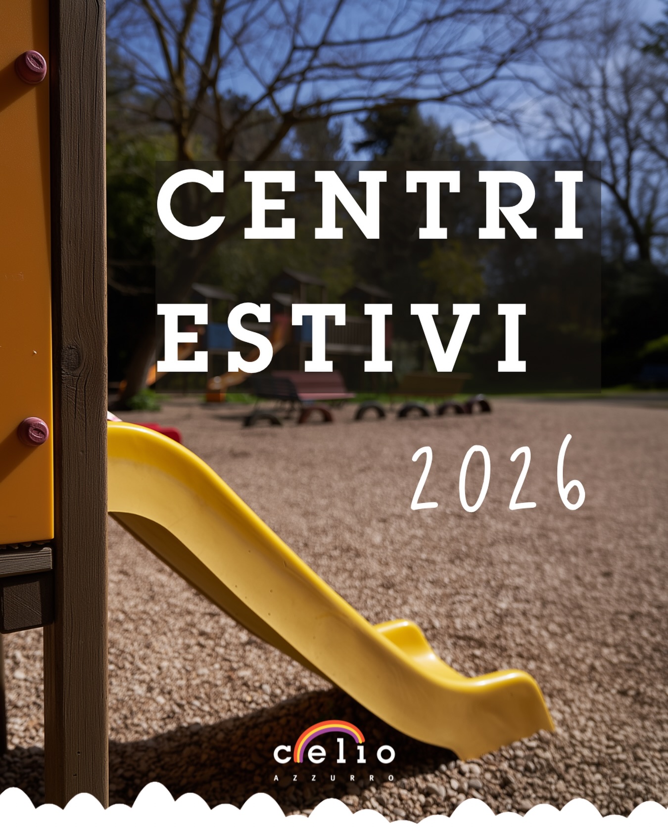☀️ 𝐂𝐞𝐧𝐭𝐫𝐢 𝐄𝐬𝐭𝐢𝐯𝐢 𝐂𝐞𝐥𝐢𝐨 𝐀𝐳𝐳𝐮𝐫𝐫𝐨 ☀️
Sono aperte le iscrizioni ai nostri centri estivi, dedicati ai bambini della fascia primaria!
📆 𝐃𝐚𝐥 𝟏𝟓 𝐠𝐢𝐮𝐠𝐧𝐨 𝐚𝐥 𝟐𝟖 𝐚𝐠𝐨𝐬𝐭𝐨
(con pausa nelle due settimane centrali di agosto)
📞 𝐏𝐞𝐫 𝐢𝐧𝐟𝐨, 𝐜𝐨𝐬𝐭𝐢 𝐞 𝐩𝐫𝐞𝐧𝐨𝐭𝐚𝐳𝐢𝐨𝐧𝐢:
Chiamaci allo 067004271
🕐 Dal lunedì al venerdì, dalle 13.00 alle 14.00
📩 Oppure scrivici a celio.azzurro@gmail.com
📍 Salita di S. Gregorio al Celio, 3 — 00184 Roma
☎️ Tel. 06 7004271
📩 celio.azzurro@gmail.com
🌐 www.celioazzurro.it
𝐂𝐄𝐋𝐈𝐎 𝐀𝐙𝐙𝐔𝐑𝐑𝐎
⸻
#scuoladellinfanzia #educazione #genitoriefigli #autonomia #campoestivoro
