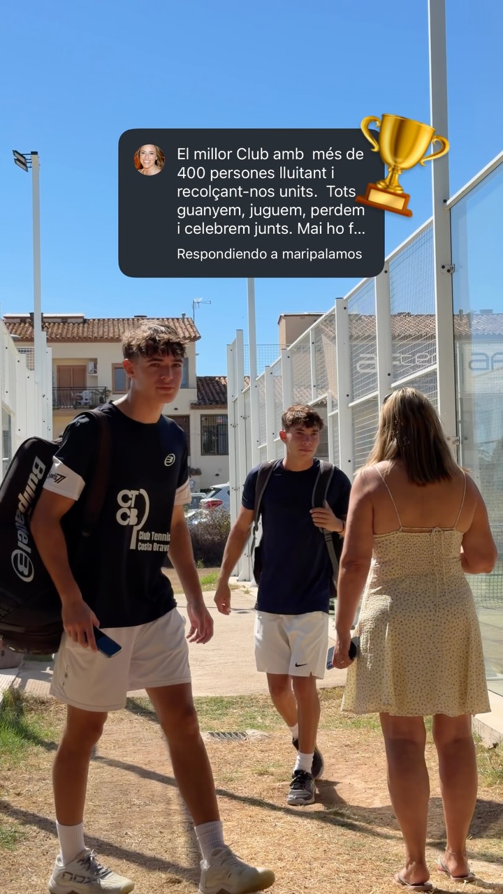Campions de primera categoria.
I al vídeo hi ha una frase de @maripalamos que ho explica millor que nosaltres: aquí, quan un juga, no juga sol.
Els que han guanyat, els que han arribat a semifinals i els que han fet una setmana sencera a les pistes de @tenniscalonge
Tots formeu part d’aquest títol.
Felicitats, nois.